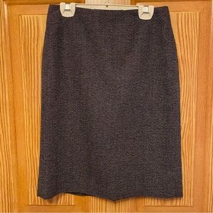 Ann Taylor Charcoal Pencil Skirt 00P